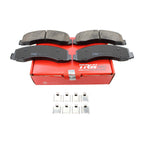 Set of 4 TRW Pro Front Ceramic Slotted Brake Pads for Ford Expedition F-150 Lincoln Navigator