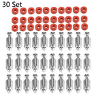 30Pcs Carburetor Float Valve Needle Seat Kit for B&S 398188 (N/A)