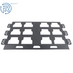 2X Mounting Plate for Organization System (100 lbs, Black)