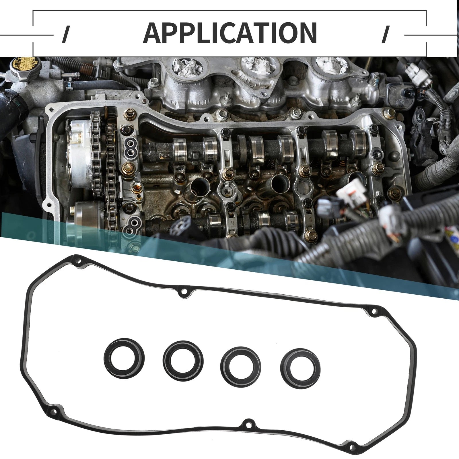 Valve Cover Gasket for Mitsubishi Lancer (2002–2007) No VS50535R/MD188435