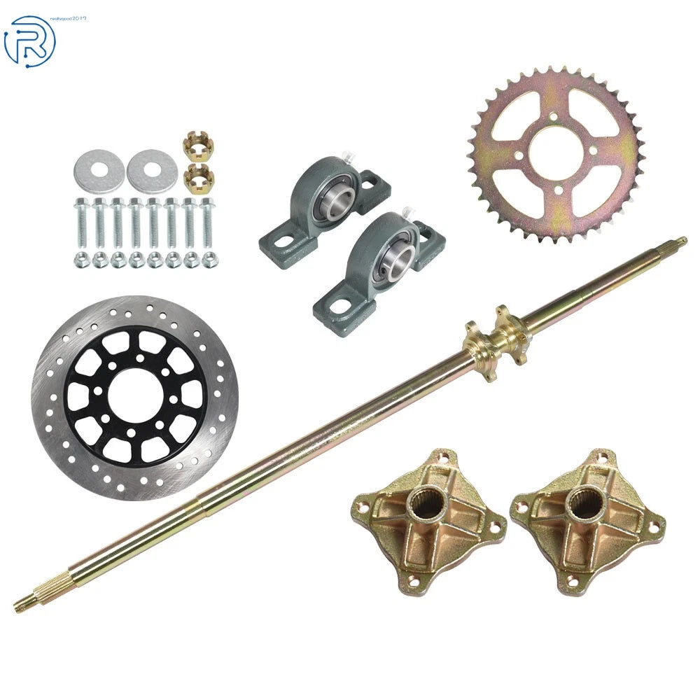 Rear Axle Sleeve Sprocket Brake Hub for Go Kart (44" / 112mm)