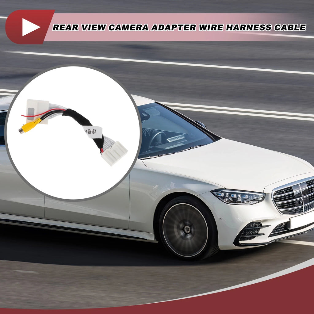 Rear View Camera Adapter Wire Harness Cable for Mazda CX-5 (2015) RCA 24 Pin