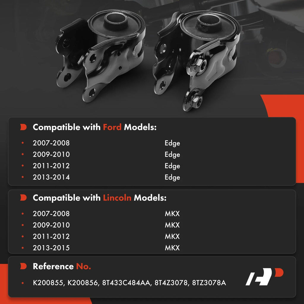 2X Suspension Control Arm Bushing for Ford Edge (2007-2014)