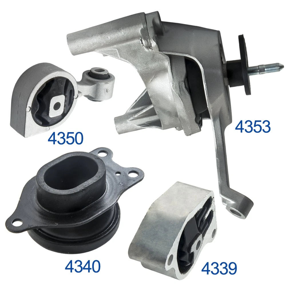 Set of 4 Engine Motor & Trans Mounts for Nissan Altima (2007–2016) A4353 A4339