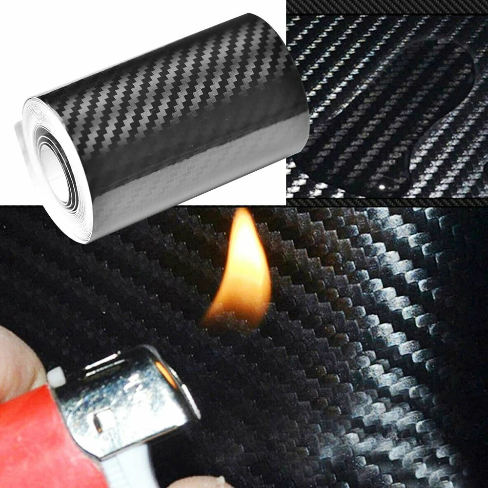 Carbon Fiber Door Sill Protector Strip for Universal Vehicles (YYYY–YYYY)
