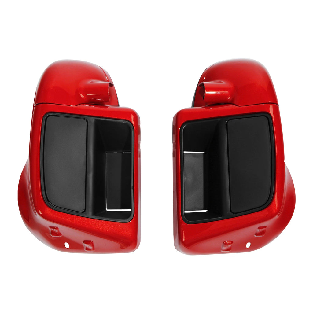 Lower Vented Fairings for Harley CVO Street Glide (2014–2024) Wicked Red
