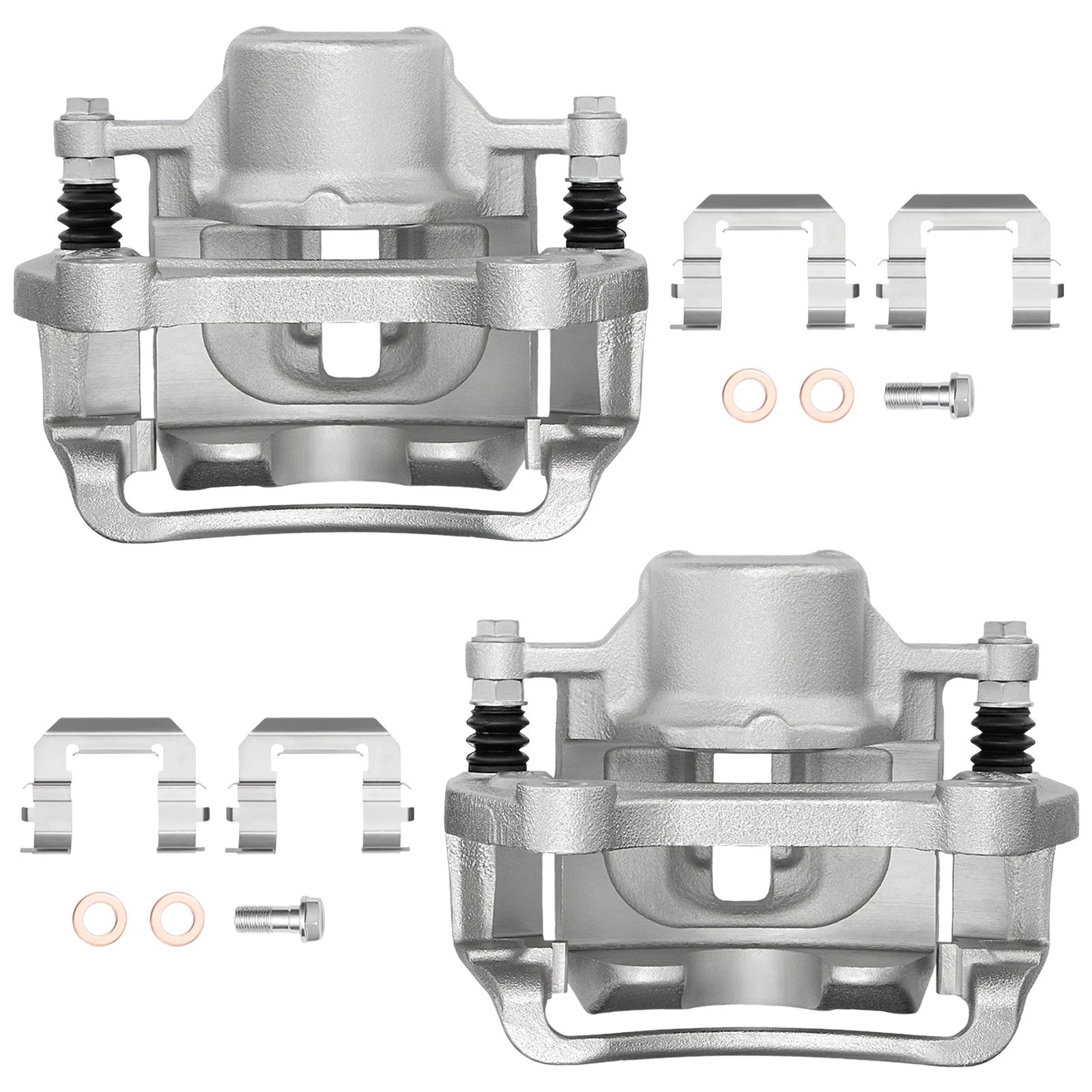 Front Brake Calipers With Bracket for GMC Terrain 3.6L (2013–2017)