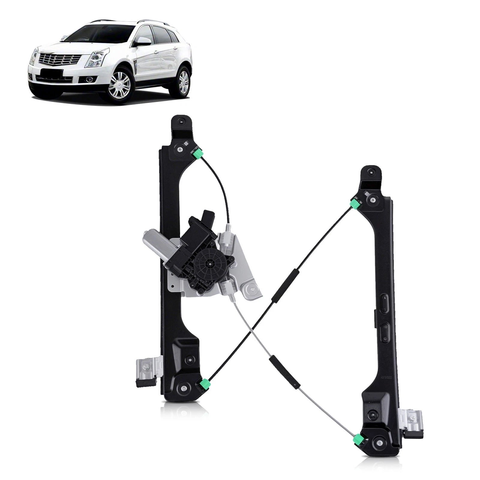Front Left Window Regulator with Motor for Cadillac SRX (2010-2015)