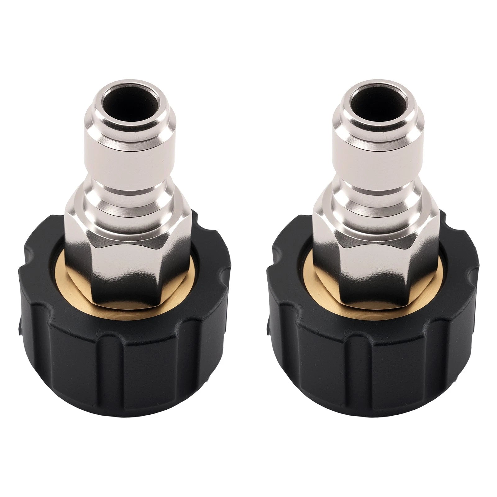 Brass Pressure Washer Adapter for M22-14 to 3/8" Quick Connect (5000 PSI)