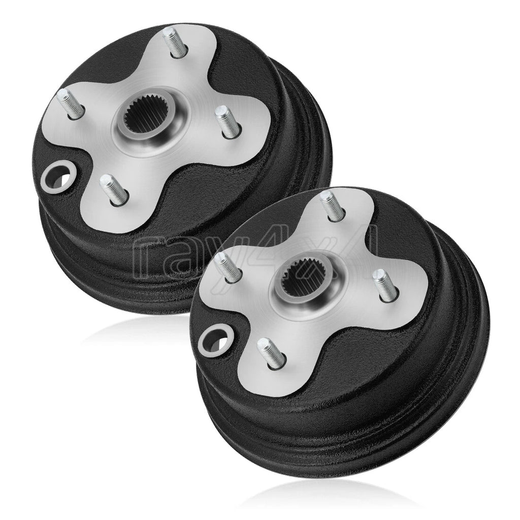 2 Front Wheel Axle Hubs for Yamaha Big Bear 350 / Kodiak 400 (1998–2000) 3HN-25111-02-00