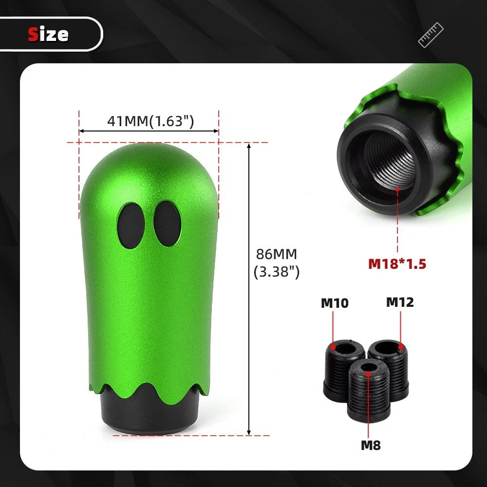 JDM Green Ghost Manual Gear Shift Knob for Universal Fit