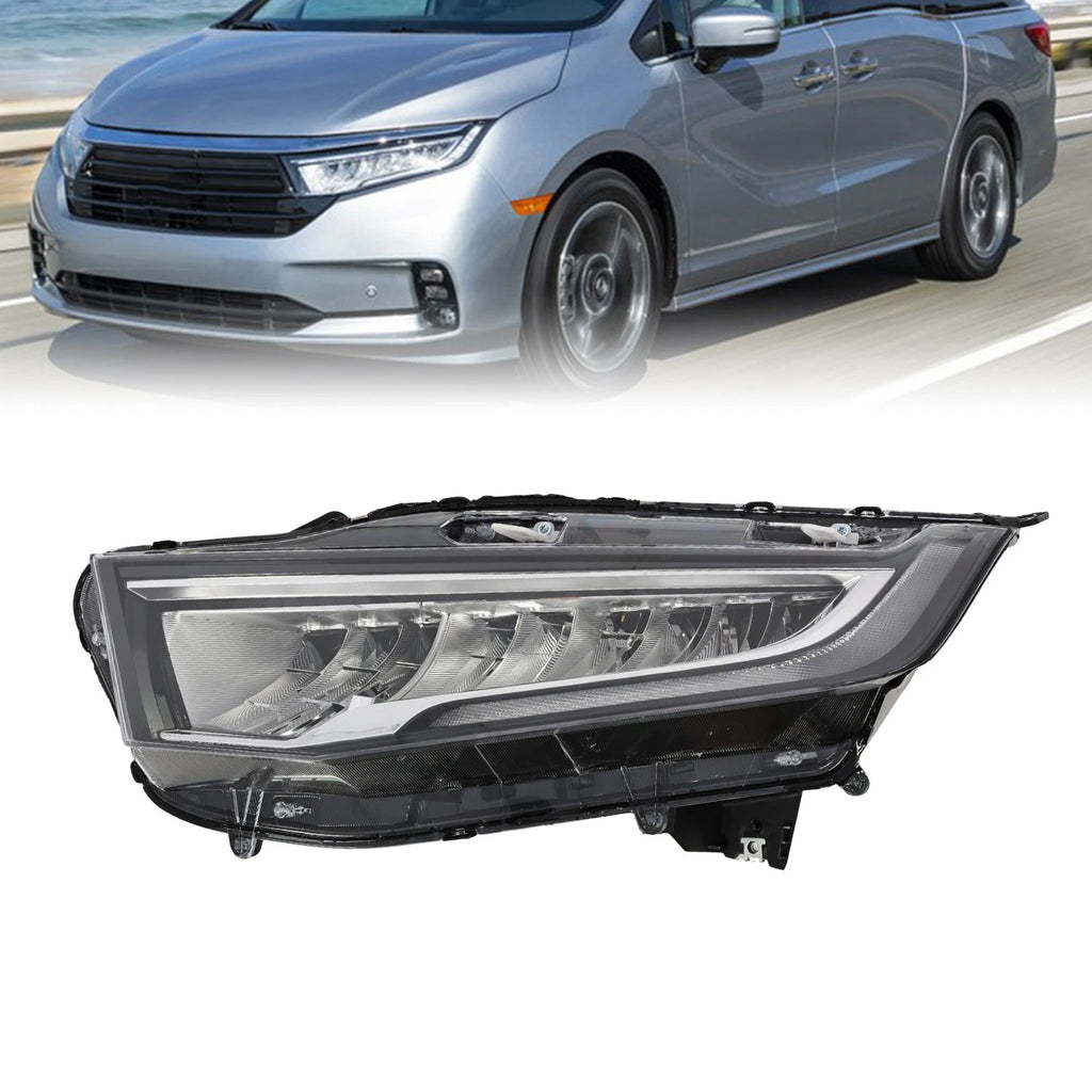 LED Headlights for Honda Odyssey (2021–2024) - Chrome Left Driver Side