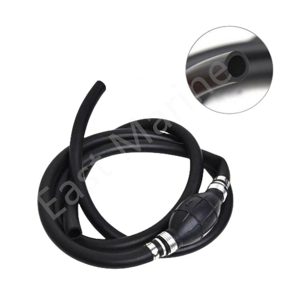 3/8" Fuel Hose Line Assembly with Primer Bulb for Marine Outboard Motors