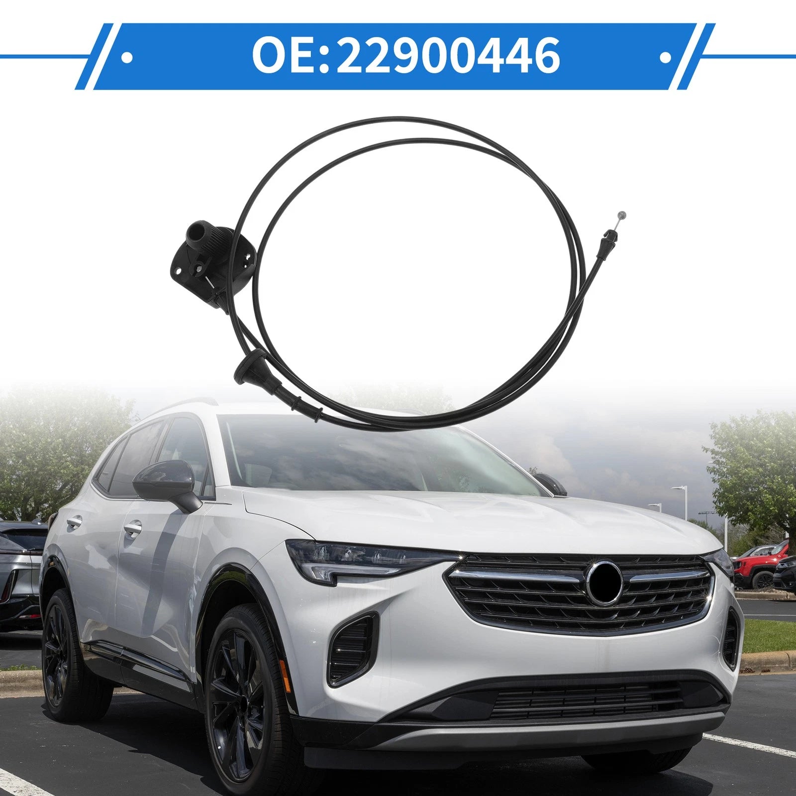 Hood Latch Release Cable for Buick Envision (2016–2020) No. 22900446