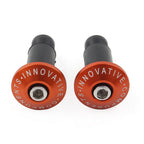Motorcycle 7/8" Handlebar End Cap Grip Plug for Dirt Bike Orange