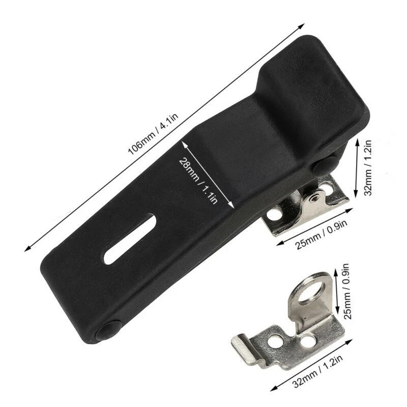 Rubber Latch Front Storage Rack for Polaris 500, 550, 800, 850, 1000 (2000–2023)