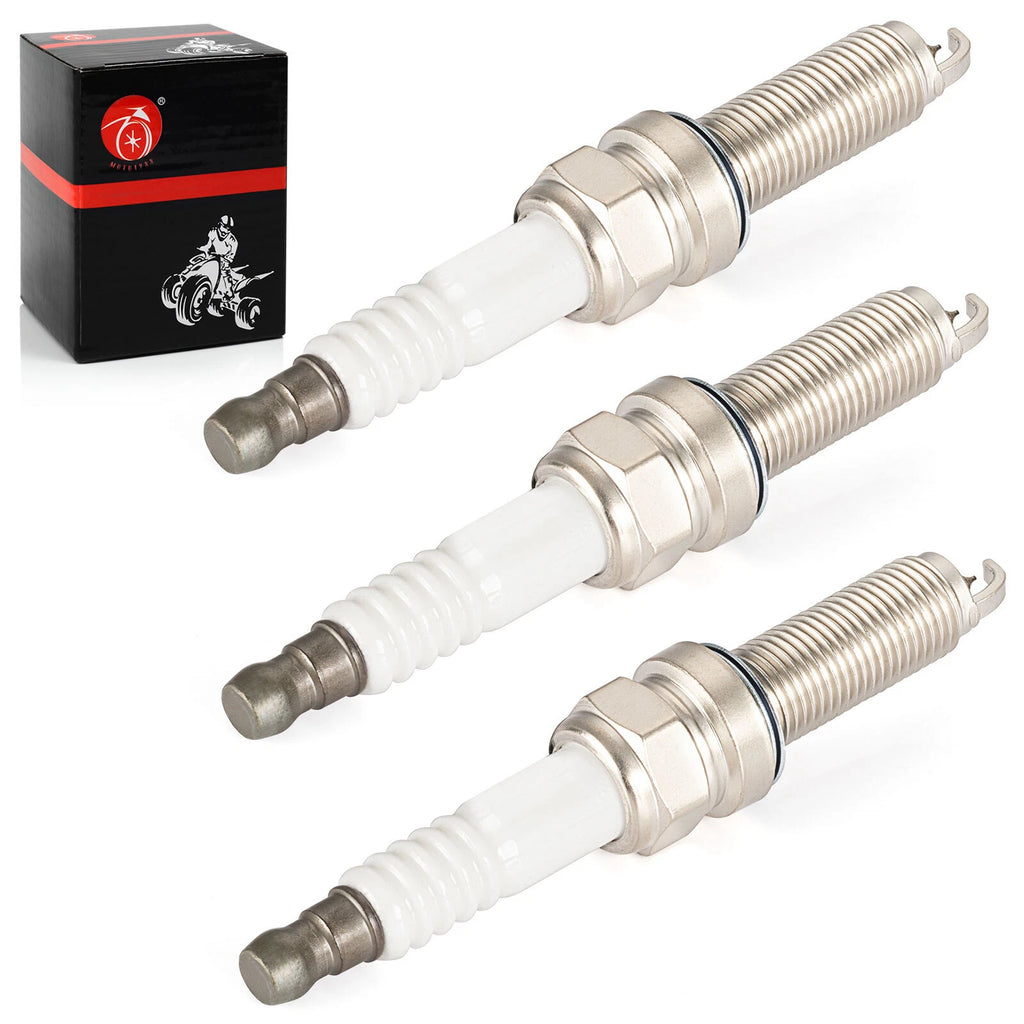Set of 3 Iridium Spark Plugs for Can-Am Maverick X3 Max R RR (2017–2024) Turbo