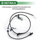 ABS Wheel Speed Sensor for Mazda 6 (2008–2011) GS1D4371Y/GS1D4371YA
