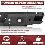 Rear Steel Bumper Assembly with LED for Ford F-150 (2021–2023)