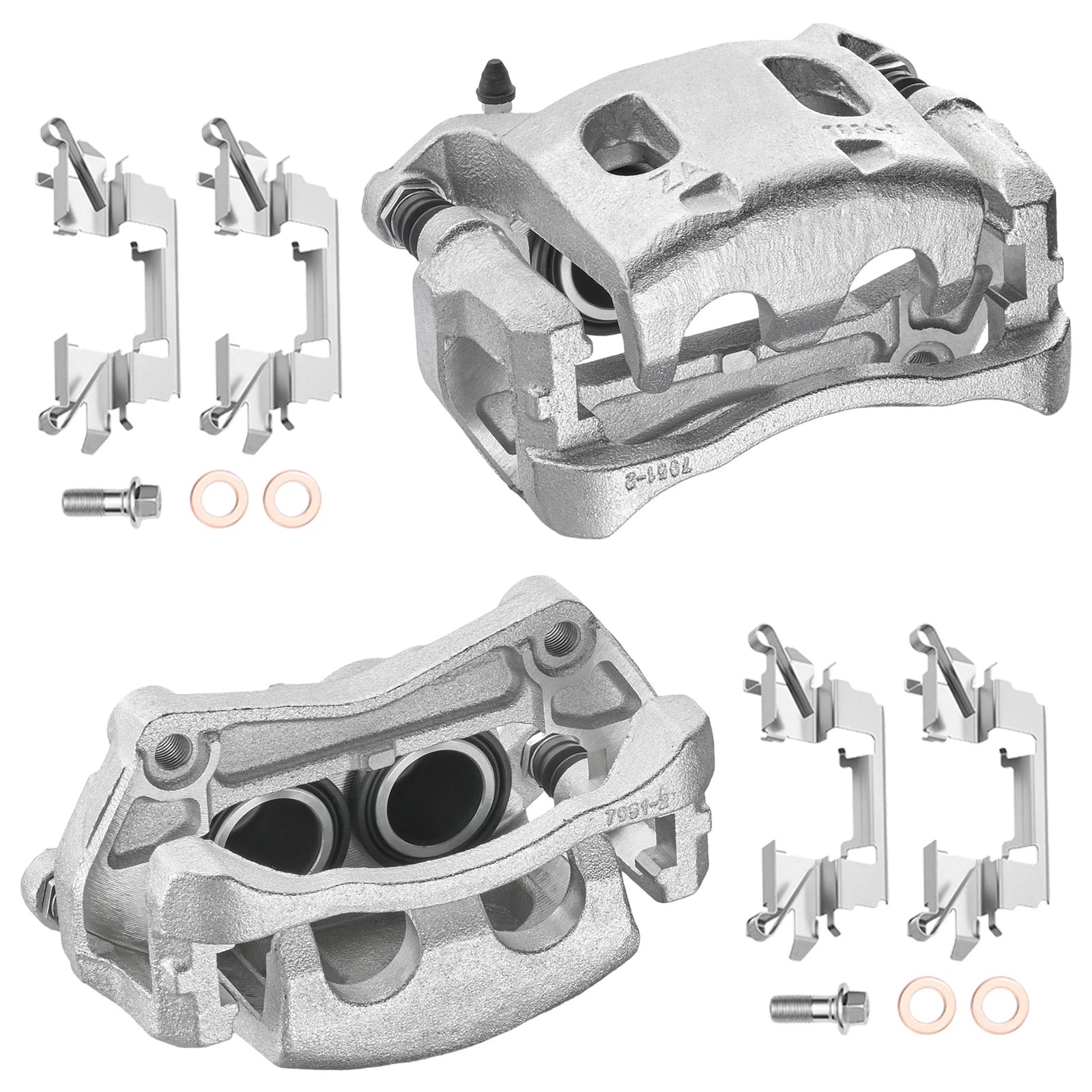 2x Brake Calipers with Bracket for INFINITI QX60 (2014–2020) & Nissan Murano