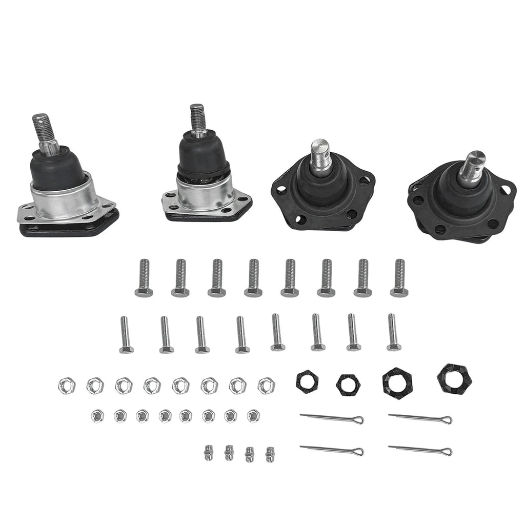 Set of 4 Front Upper & Lower Ball Joints for Chevrolet S10 GMC Jimmy (1995–2005)