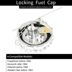 Locking Fuel Cap for Kenworth Peterbilt Freightliner Western Star (SNV431089)