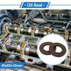 2X Oil Seal Rotary Shaft Seal FKM Rubber 45x85x10mm for Various Models