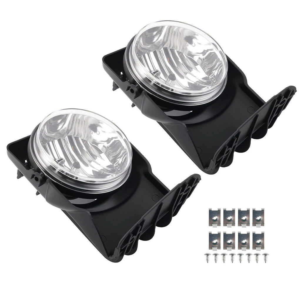2X Bumper Fog Light Lamp w/ Bulbs for GMC Sierra 1500 2500 3500 (2003–2006)