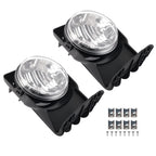 2X Bumper Fog Light Lamp w/ Bulbs for GMC Sierra 1500 2500 3500 (2003–2006)