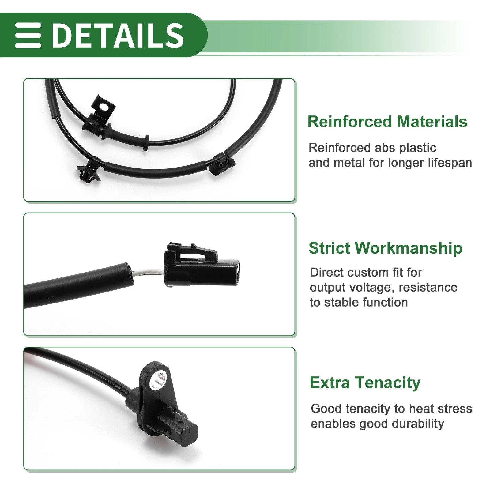 ABS Wheel Speed Sensor No. 598103X320 for Hyundai Elantra (2012–2016)