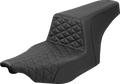 SADDLEMEN Step-Up Seat for FLH/FLT (2023–2025) 823-07-179, Tri-Gripper, Black