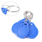 Set of 5 RFID IC Keyfobs 13.56 MHz for NFC Tag Keychains
