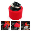Red Bent Angled Foam Pod Air Filter 37mm 38mm for ATVs and Buggies