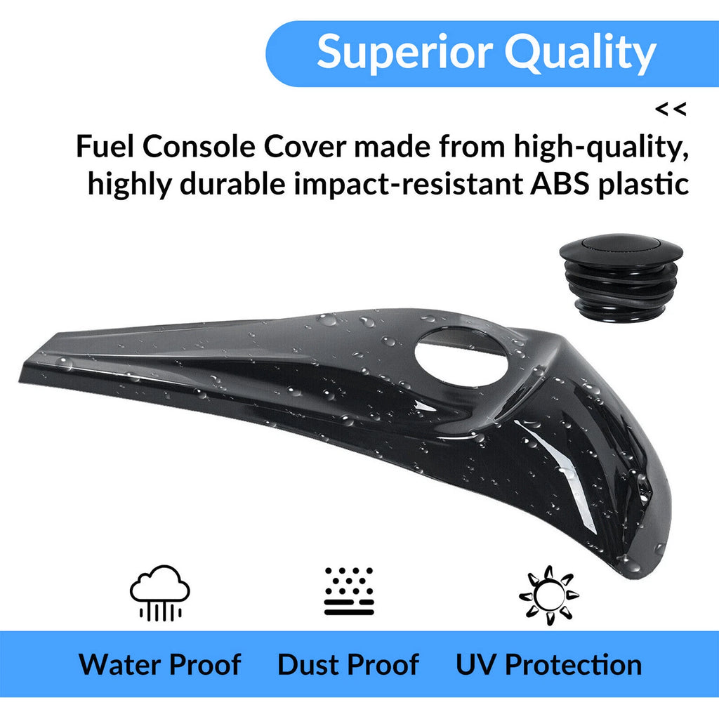 Fuel Console Gas Tank Cap Cover for Harley Electra Road Glide (2008–2023)