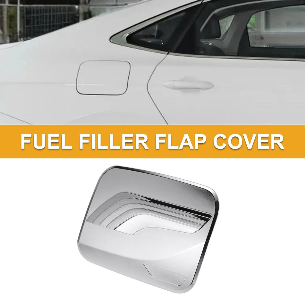 Fuel Tank Door Cap for Toyota RAV4 (2019–2025) Silver Tone
