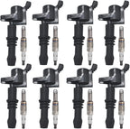 8-Piece Ignition Coil & Spark Plug Set for 2005–2008 Ford F-150 F-250 5.4L