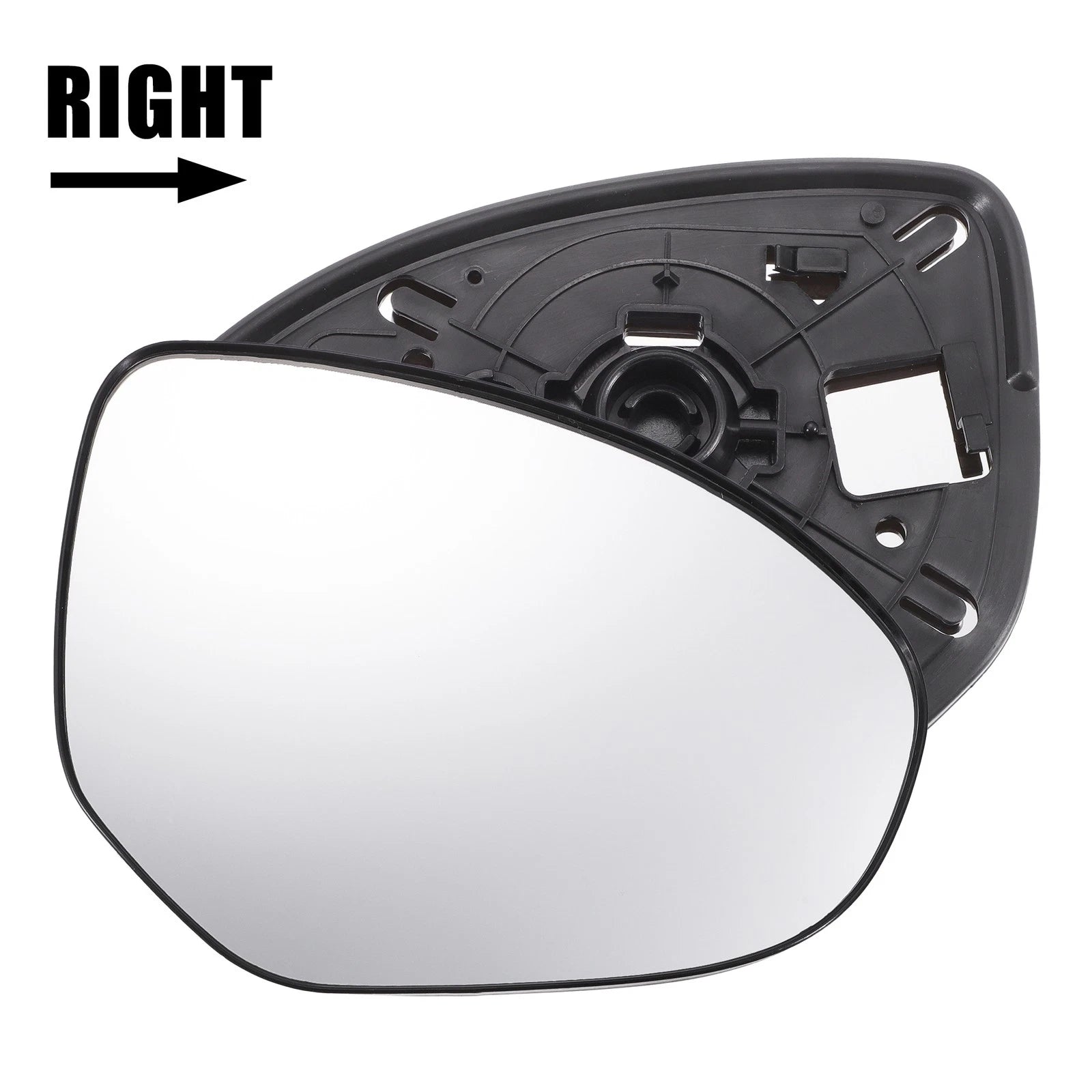 Right Side Mirror Glass w/ Backing Plate for Mazda 2 3 (2010–2014)