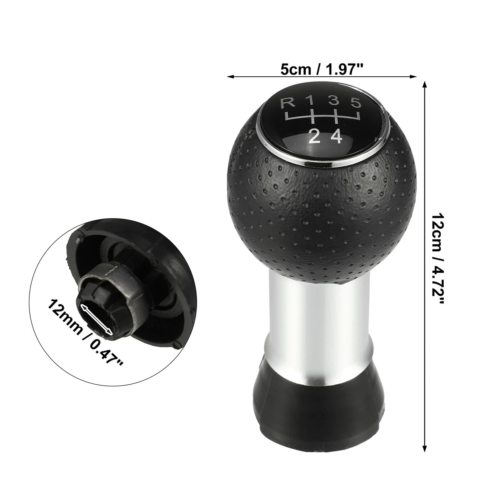 Set of 1 Gear Lever Shifter Knob for Audi A3 (2001–2003)