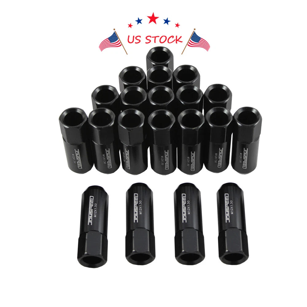 20PCS Extended Forged Aluminum Tuner Racing Lug Nuts for Universal Fit