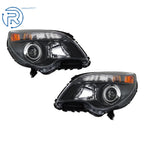Set of 2 Halogen Headlights for Chevy Equinox (2010–2015)