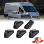 Set of 5 Smoke Cab Roof Marker Running Lights for Ram ProMaster 1500 2500 3500 (2014–2023)