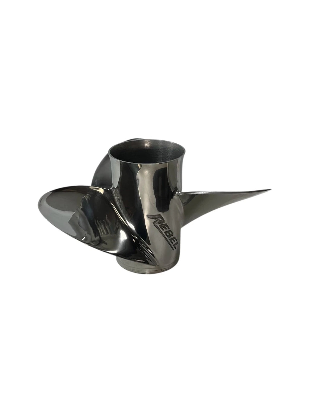 3X 15 1/8 x 20 LH Rebel Stainless Steel Propeller for Evinrude Johnson (763993)