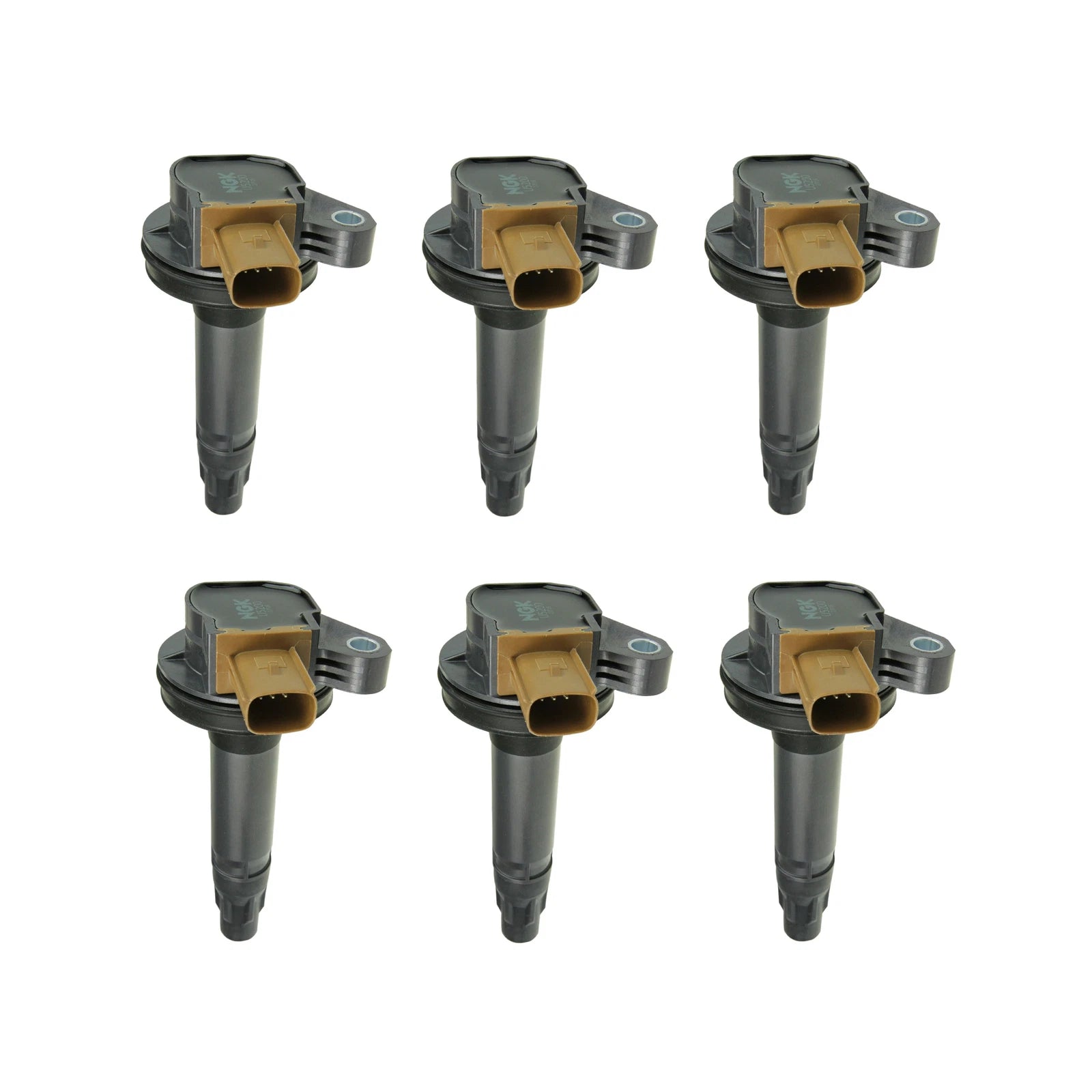 Set of 6 NGK Distributorless COP Ignition Coils for Ford Lincoln 3.5 V6