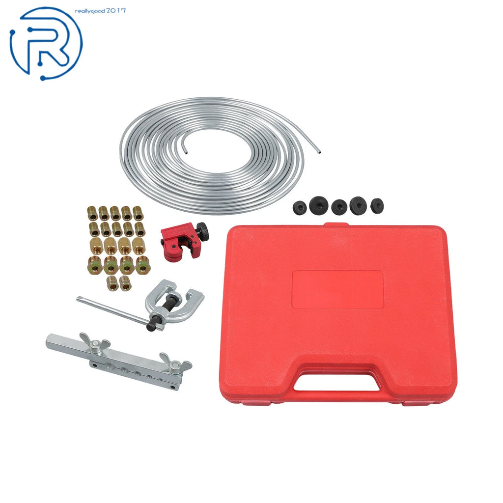Brake Line Kit for Make Model  - 25 FT Copper-Plated Lines