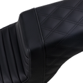 SADDLEMEN Step-Up Seat for Harley Davidson (1996–2023) - Black Tuck-n-Roll