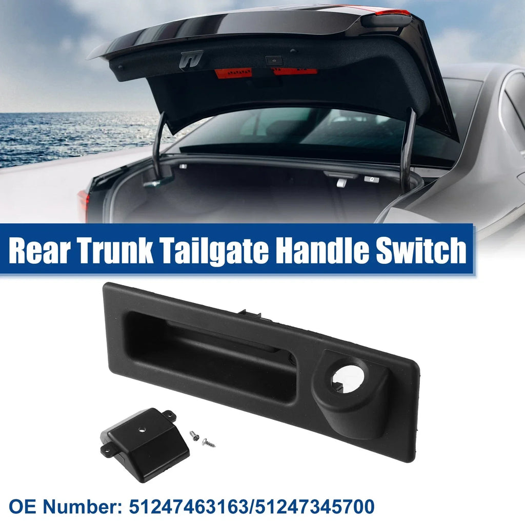 Rear Trunk Tailgate Lock Release Handle Button Switch for BMW X3 (2015-2017)