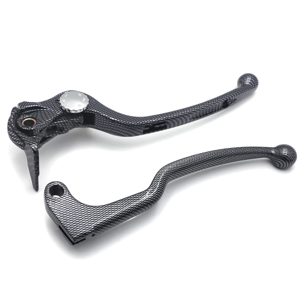 Brake and Clutch Hand Lever Carbon Replacement Set for Suzuki GSXR600/750 (2004–2005)