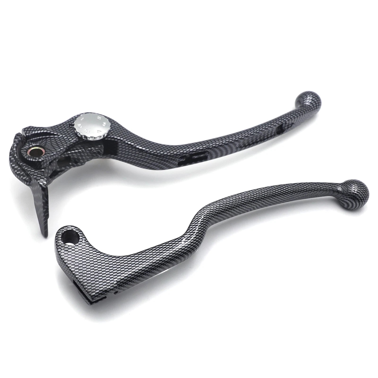 Brake and Clutch Hand Lever Carbon Replacement Set for Suzuki GSXR600/750 (2004–2005)