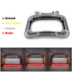 Chrome License Plate Bracket for Harley FLHX FLHXS FLHXSE FLTRX FLTRXS (2006–2023)