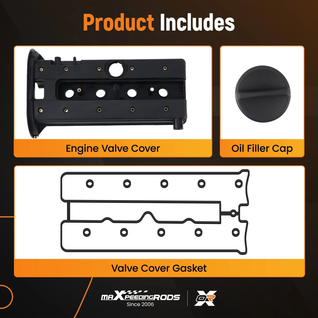 Valve Cover with Ignition Coil for Daewoo Leganza Nubira (1999–2002), Forenza (2004–2005)
